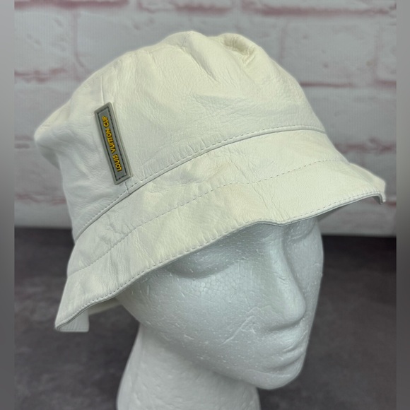 RARE Louis Vuitton Cup Leather Bucket Hat - Picture 1 of 13